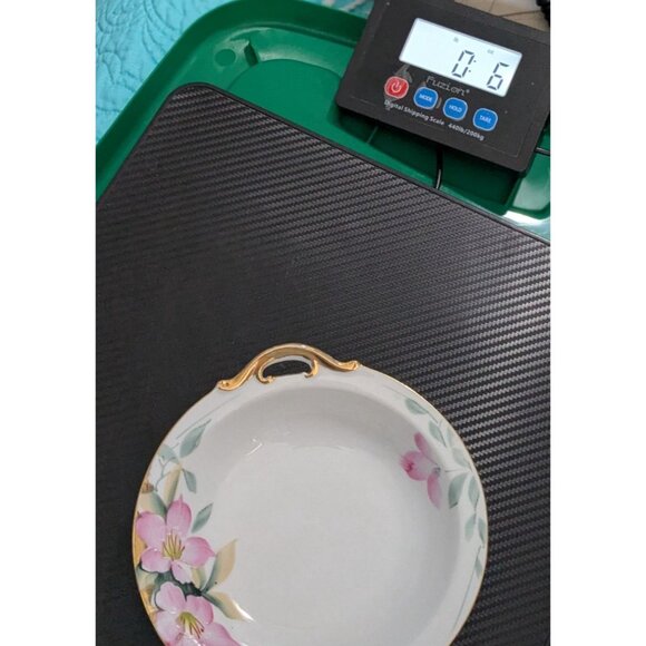 Noritake Azalea Bon Bon Dish 6.5" Floral Design Gold Handle Morimura mark - Picture 13 of 13